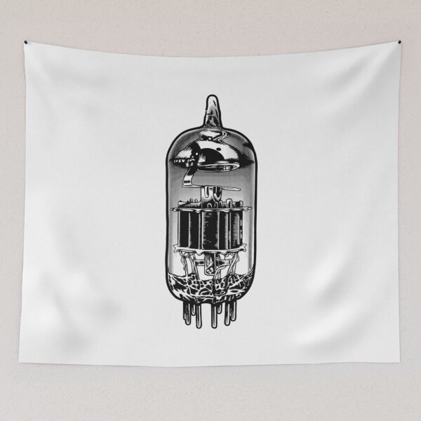 Item preview, Vacuum Tube Valve Amp Illustration  designed and sold by shopbuithanh.