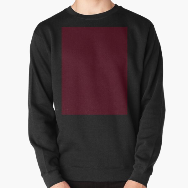wine colored sweatshirt