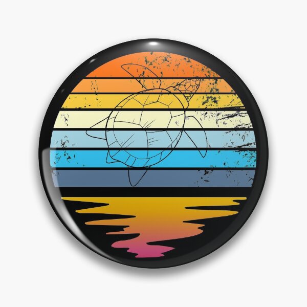 Item preview, Sea Turtle Retro Sunset Turtle Lover Save The Sea Turtles Gear designed and sold by DynamicDesign.