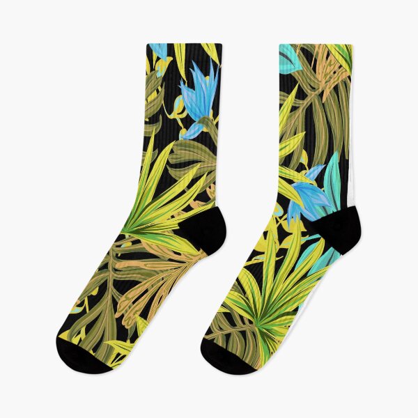 Item preview, Tropical Leaf Pattern Bed Sheet or Frock Design 9 designed and sold by PodiShawna.