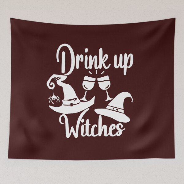 Item preview, Drink up Witches Halloween designed and sold by AnveeBubbles.