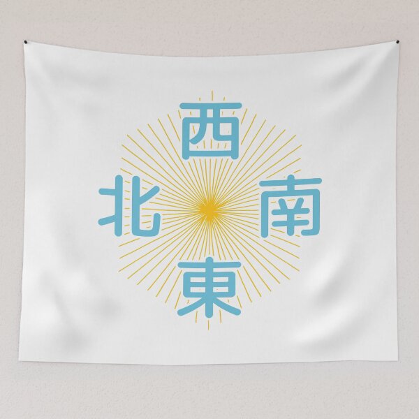 Item preview, It's Mahjong Time - Direction Winds Tile Indicator Guide v1 designed and sold by teeworthy.