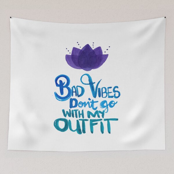 Item preview, Bad vibes don't go with my outfit designed and sold by Artbylees.