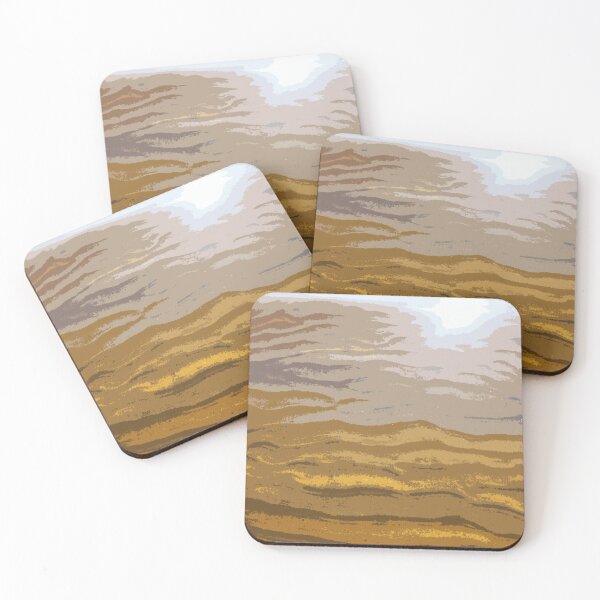 Item preview, Beach underwater dunes natural pattern designed and sold by Greengardens36.