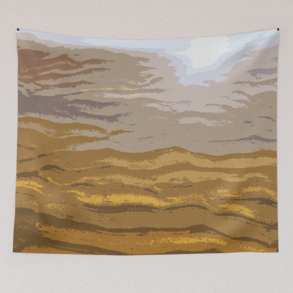 Item preview, Beach underwater dunes natural pattern designed and sold by Greengardens36.