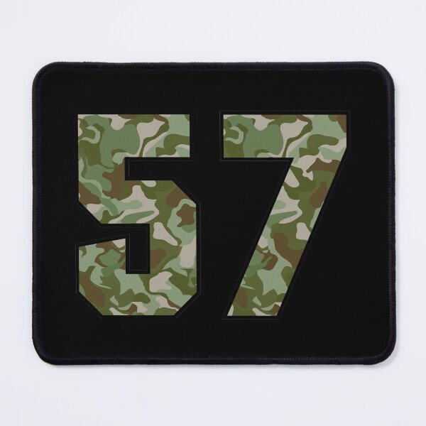 Item preview, Army Camo Number Fifty-seven Veteran Lucky Number 57 designed and sold by Urosek.