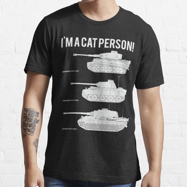 Ich bin ein Katzenmensch! Essential T-Shirt