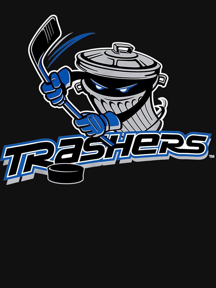 Danbury Trashers Uhl Hockey Team Black T Shirt Size S-5XL