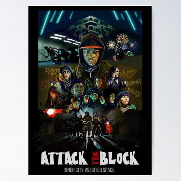 Pôster de filme Attack The Block Pôster de cinema dormitório