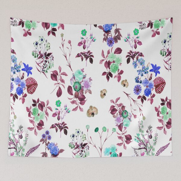 Item preview, Tiny Flower Pattern Bed Sheet or Frock Design 4 designed and sold by PodiShawna.