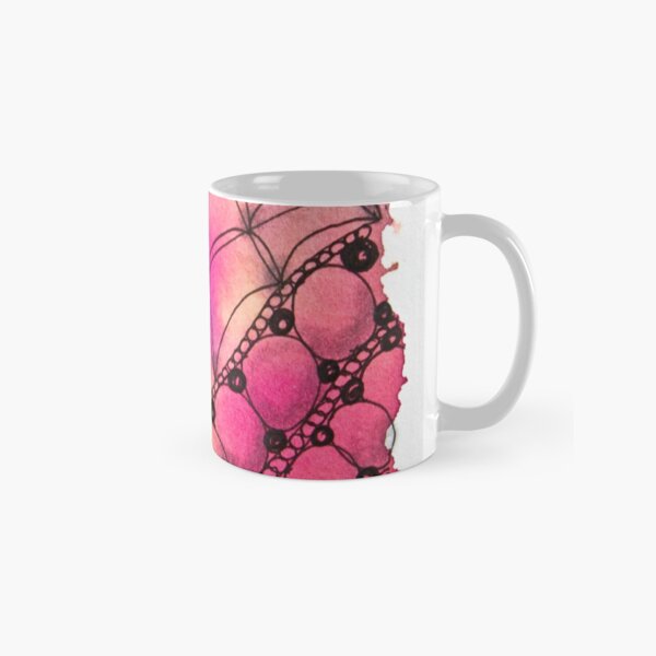 Tangle Art Pattern Love colored II Tasse (Standard)