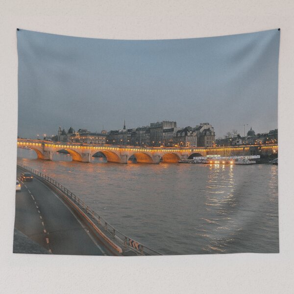 Item preview, Nighttime in the city of Paris | Europe Travel Photography designed and sold by julidescole.