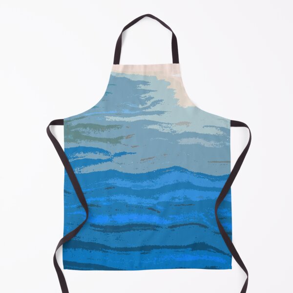 Item preview, Beach underwater dunes blue designed and sold by Greengardens36.