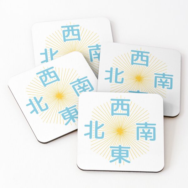 Item preview, It's Mahjong Time - Direction Winds Tile Indicator Guide v1 designed and sold by teeworthy.