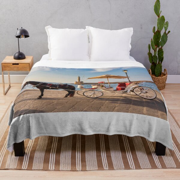 Item preview, Caballo y carruaje. Puerto veneciano, Chania, Creta, Grecia designed and sold by Kevin Hellon.