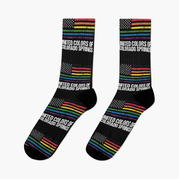 Item preview, Colorado Springs LGBT USA Flag Pride From Colorado Springs designed and sold by Urosek.