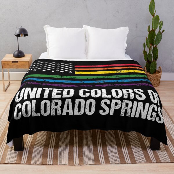 Item preview, Colorado Springs LGBT USA Flag Pride From Colorado Springs designed and sold by Urosek.