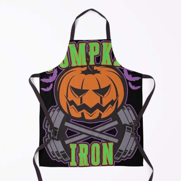 Item preview, Pumpkin Iron Halloween Weightlifting Pun designed and sold by PokerFace420.
