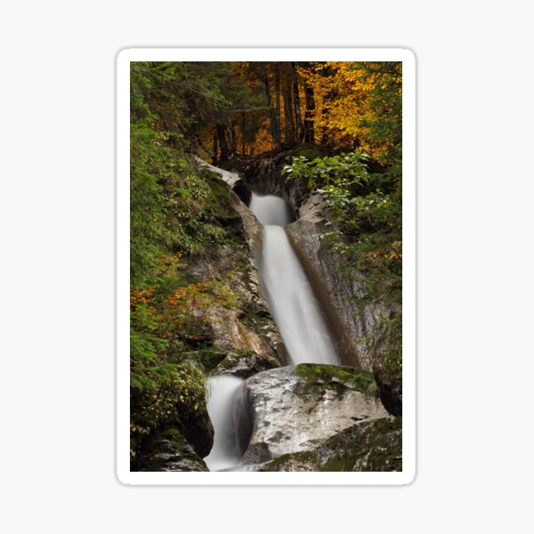 Diomaz waterfall in autumn Sticker