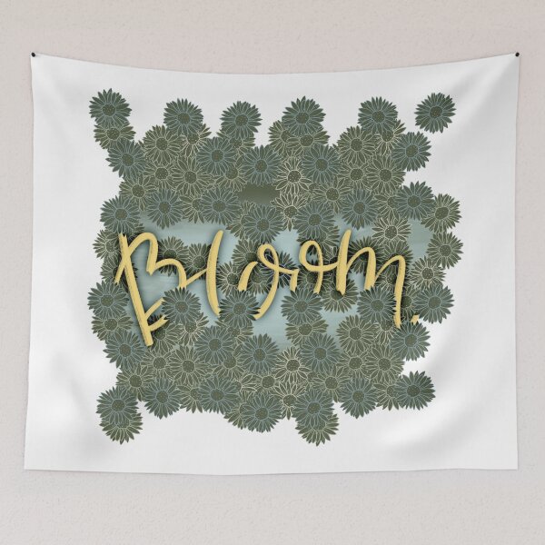 Item preview, Mossy Bloom - Green and Yellow designed and sold by DesignsByJaycee.