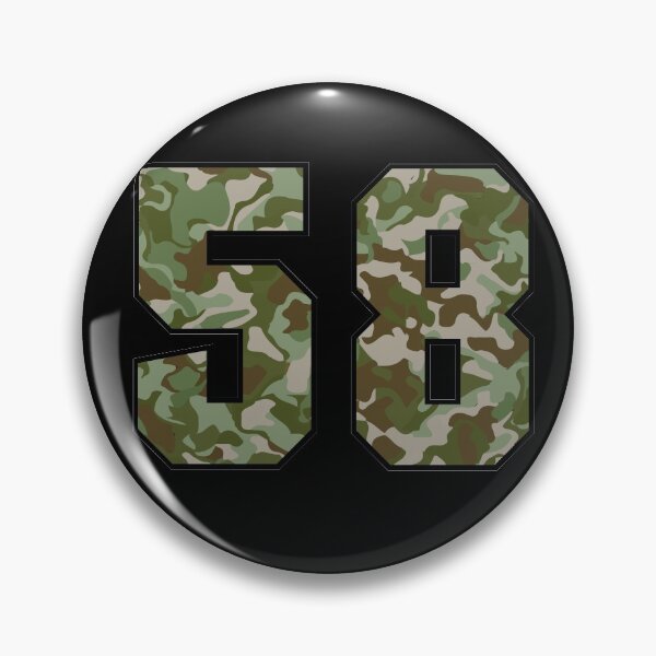 Item preview, Army Camo Number Fifty-eight Veteran Lucky Number 58 designed and sold by Urosek.