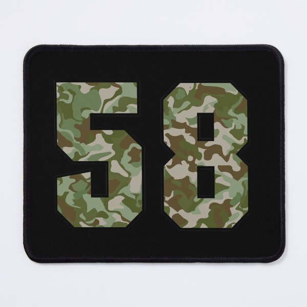 Item preview, Army Camo Number Fifty-eight Veteran Lucky Number 58 designed and sold by Urosek.