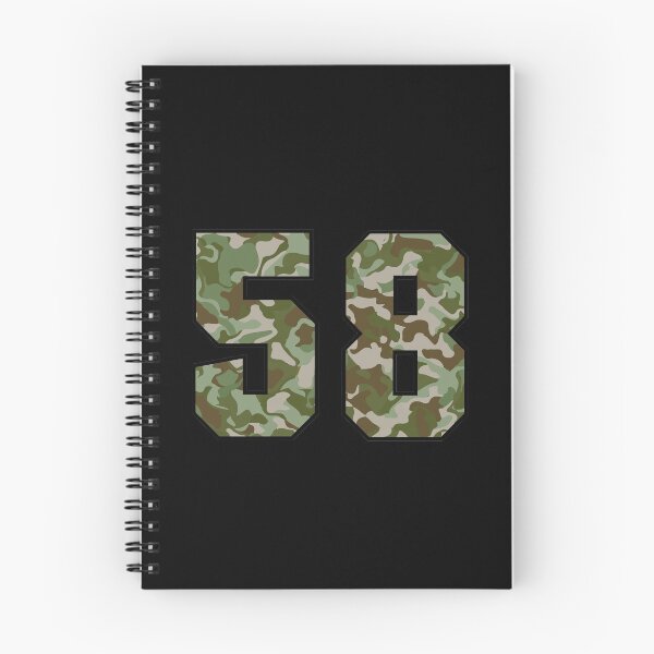 Item preview, Army Camo Number Fifty-eight Veteran Lucky Number 58 designed and sold by Urosek.