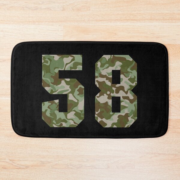 Item preview, Army Camo Number Fifty-eight Veteran Lucky Number 58 designed and sold by Urosek.