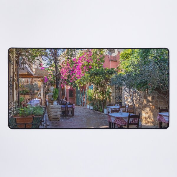 Item preview, Restaurant tables in Old Chania, Crete, Greece designed and sold by Kevin Hellon.