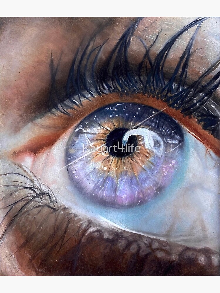 Realistic Colored Eye Ball Drawing Stock Illustration 2305543505 |  Shutterstock