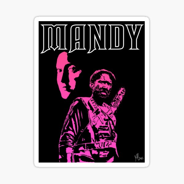Mandy Film With Nicolas Cage Design Stencil Sticker