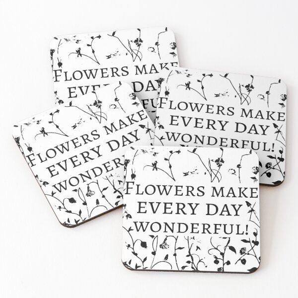 Item preview, "Black flowers" pattern designed and sold by MC Art Studio.