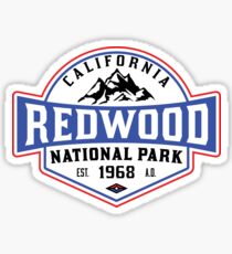 REDWOOD NATIONAL PARK CALIFORNIA REDWOODS MOUNTAINS HIKE HIKING CAMP CAMPING 2 Sticker