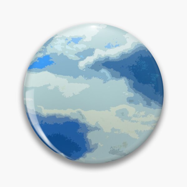 Item preview, white and blue clouds pattern designed and sold by Greengardens36.