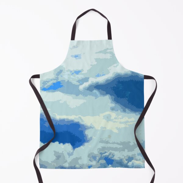 Item preview, white and blue clouds pattern designed and sold by Greengardens36.