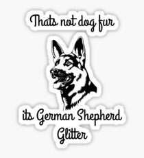 GSD fur Sticker