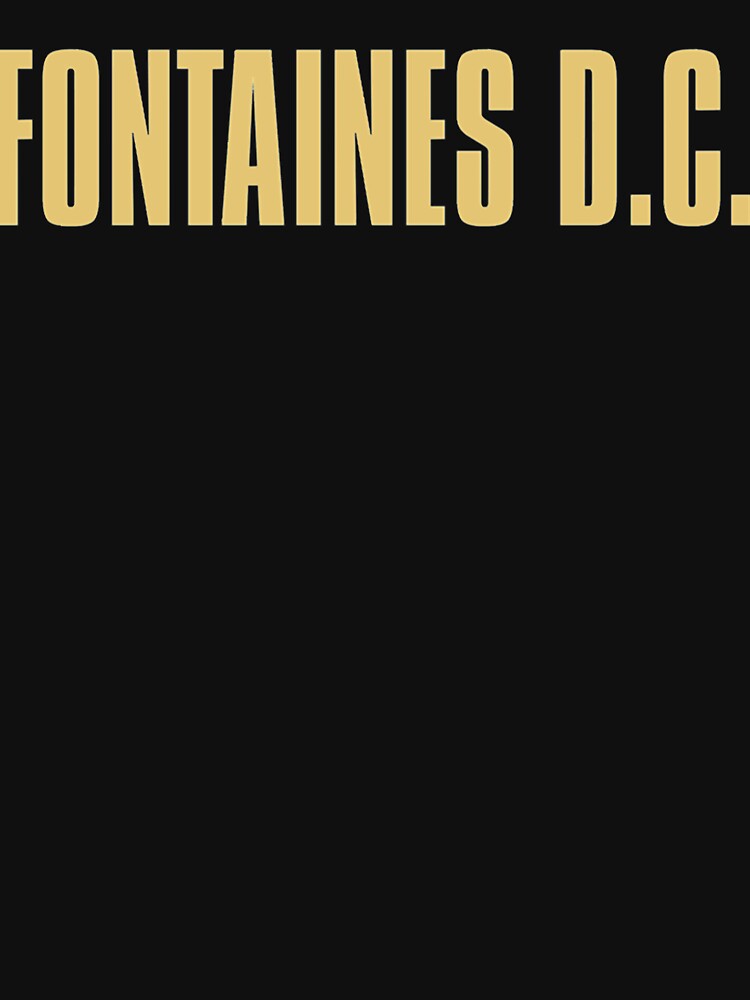 "Fontaines DC Classic" Tshirt for Sale by RichardArthur01 Redbubble