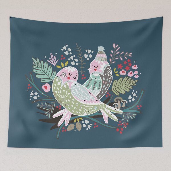 Item preview, Holiday Birds Love II designed and sold by elenor27.
