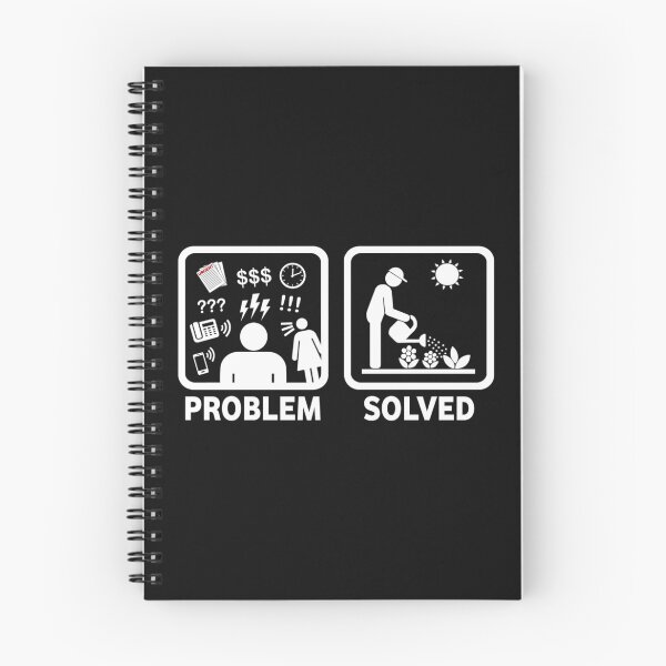 Item preview, Gardening Funny Problem Solved Stickman designed and sold by BaoNhat.