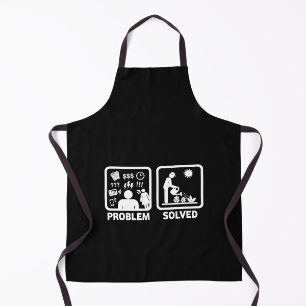Item preview, Gardening Funny Problem Solved Stickman designed and sold by BaoNhat.