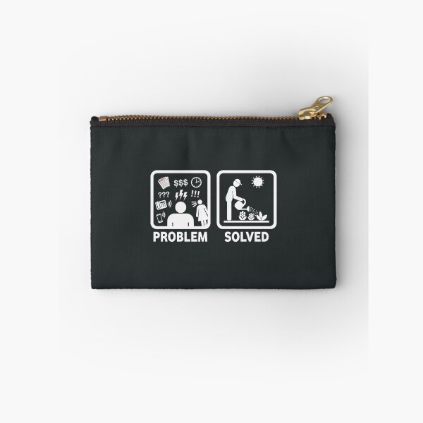 Item preview, Gardening Funny Problem Solved Stickman designed and sold by BaoNhat.