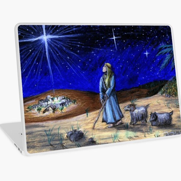 Silent Night Laptop Skin