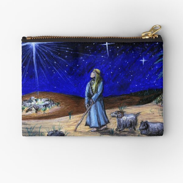 Silent Night Zipper Pouch