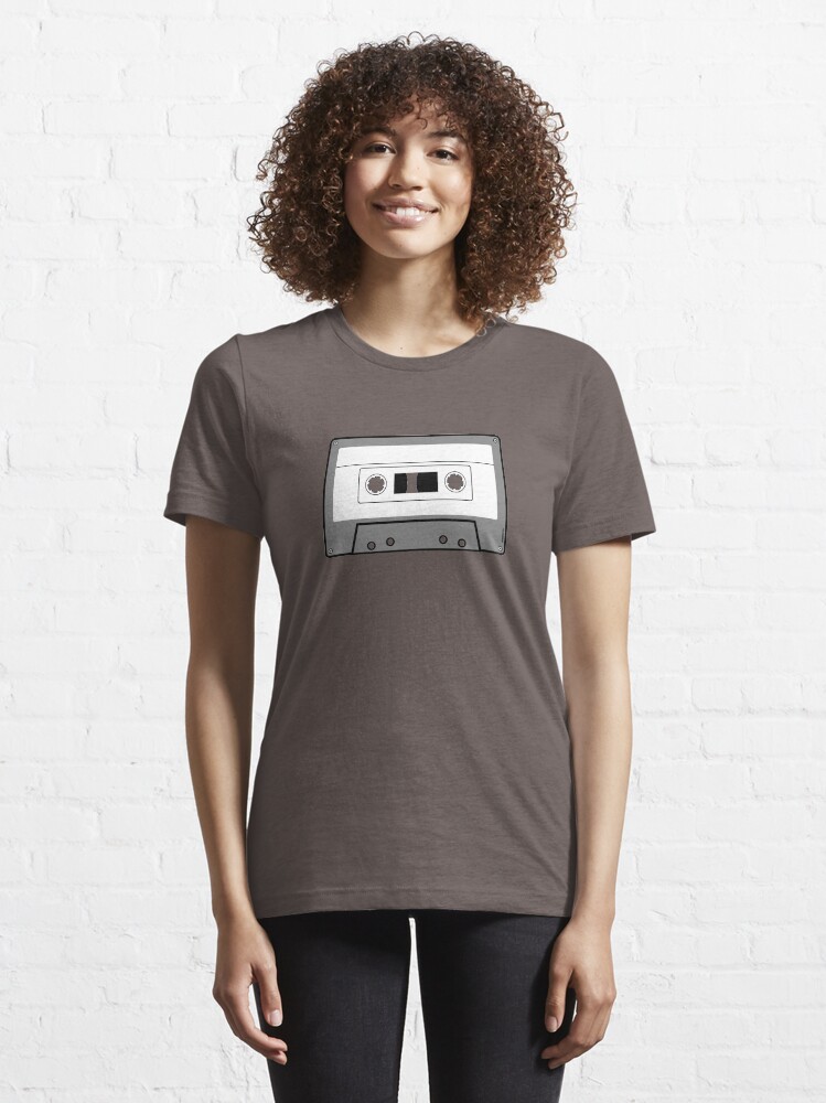 Thumbnail 6 of 7, Essential T-Shirt, Cassette Tape - Vintage Retro Audio designed and sold by thedrumstick.