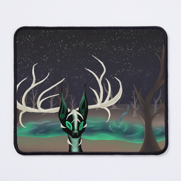 Item preview, Mysterious Creature by a glowing lake. designed and sold by BerryShyKittens.