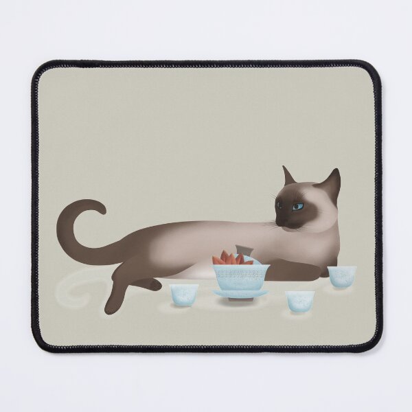Item preview, Thai cat with chinese ceramic gaiwan for the tea ceremony. designed and sold by NLobes.