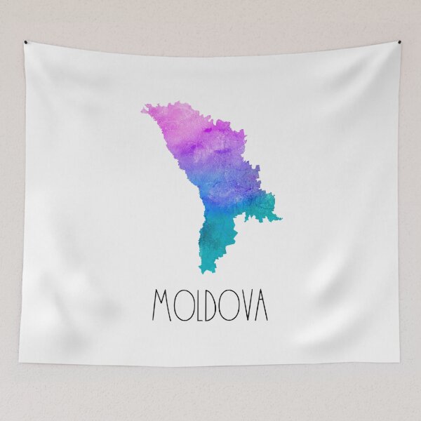 Item preview, Moldova Watercolor Map - Moldovan designed and sold by MountainD.