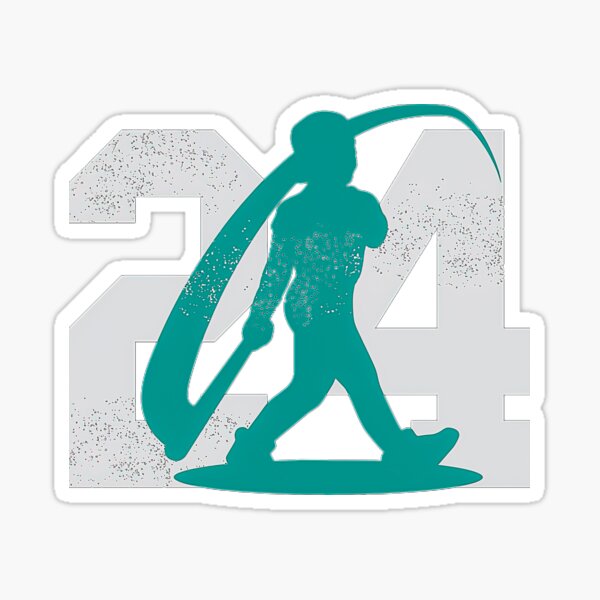 Ken Griffey Jr, Baseball Mens #24 Sticker for Sale by Marzouqi