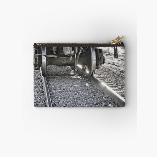 Item preview, Railroad Train Car Wheels Hitting the Tracks designed and sold by Bo Insogna.