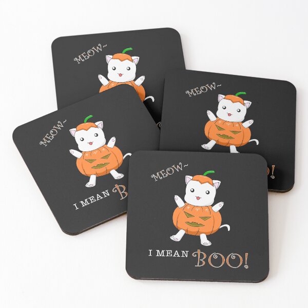 Item preview, Meow I mean boo Funny Halloween Cat Cartoon  designed and sold by Panya-Design.